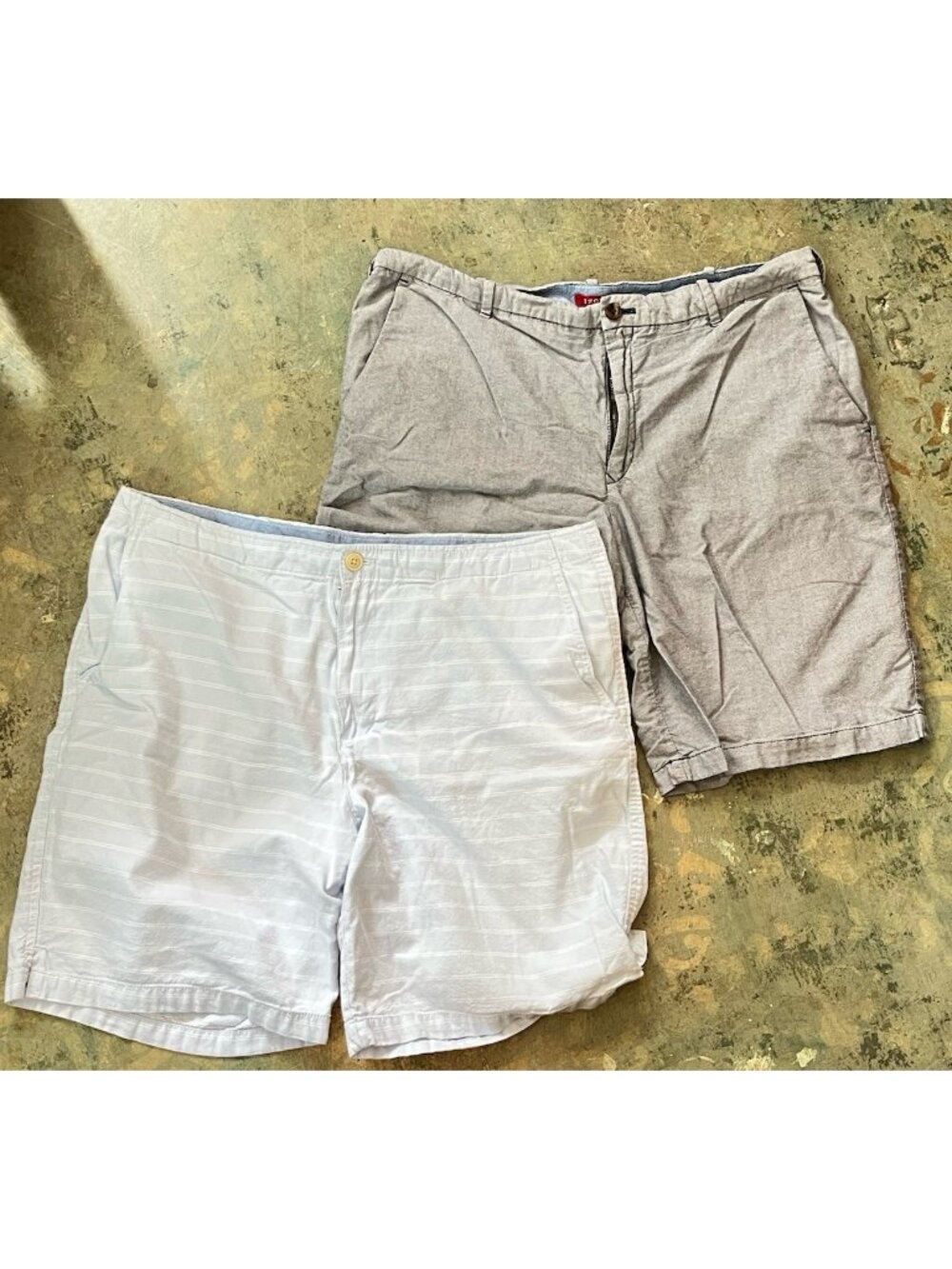 Men's Shorts Izod Golf Beach Summer Casual Vacation Bundle of 2 Pair Sz 38